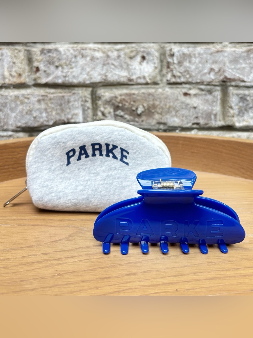 New Parke Claw Clip In Denim